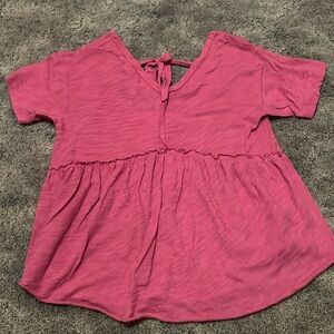 American Eagle Pink Dress Up Shirt